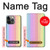W3849 Colorful Vertical Colors Hülle Schutzhülle Taschen und Leder Flip für iPhone 14 Pro Max