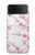 W3707 Pink Cherry Blossom Spring Flower Hülle Schutzhülle Taschen Flip für Samsung Galaxy Z Flip 4