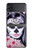 W3821 Sugar Skull Steam Punk Girl Gothic Hülle Schutzhülle Taschen Flip für Samsung Galaxy Z Flip 4