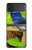 W3839 Bluebird of Happiness Blue Bird Hülle Schutzhülle Taschen Flip für Samsung Galaxy Z Flip 4