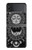 W3854 Mystical Sun Face Crescent Moon Hülle Schutzhülle Taschen Flip für Samsung Galaxy Z Flip 4