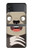 W3855 Sloth Face Cartoon Hülle Schutzhülle Taschen Flip für Samsung Galaxy Z Flip 4