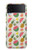 W3883 Fruit Pattern Hülle Schutzhülle Taschen Flip für Samsung Galaxy Z Flip 4