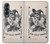 W3818 Vintage Playing Card Hülle Schutzhülle Taschen Flip für Samsung Galaxy Z Fold 4