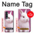 W3870 Cute Baby Bunny Hülle Schutzhülle Taschen Flip für Samsung Galaxy Z Fold 4