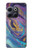W3676 Colorful Abstract Marble Stone Hülle Schutzhülle Taschen und Leder Flip für OnePlus 10T