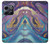 W3676 Colorful Abstract Marble Stone Hülle Schutzhülle Taschen und Leder Flip für OnePlus 10T