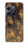 W3691 Gold Peacock Feather Hülle Schutzhülle Taschen und Leder Flip für OnePlus 10T