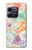 W3705 Pastel Floral Flower Hülle Schutzhülle Taschen und Leder Flip für OnePlus 10T