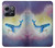 W3802 Dream Whale Pastel Fantasy Hülle Schutzhülle Taschen und Leder Flip für OnePlus 10T