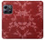 W3817 Red Floral Cherry blossom Pattern Hülle Schutzhülle Taschen und Leder Flip für OnePlus 10T