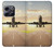 W3837 Airplane Take off Sunrise Hülle Schutzhülle Taschen und Leder Flip für OnePlus 10T