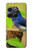 W3839 Bluebird of Happiness Blue Bird Hülle Schutzhülle Taschen und Leder Flip für OnePlus 10T