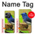 W3839 Bluebird of Happiness Blue Bird Hülle Schutzhülle Taschen und Leder Flip für OnePlus 10T