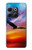 W3841 Bald Eagle Flying Colorful Sky Hülle Schutzhülle Taschen und Leder Flip für OnePlus 10T