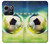 W3844 Glowing Football Soccer Ball Hülle Schutzhülle Taschen und Leder Flip für OnePlus 10T