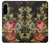 W3013 Vintage Antique Roses Hülle Schutzhülle Taschen und Leder Flip für Sony Xperia 5 IV