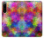 W3677 Colorful Brick Mosaics Hülle Schutzhülle Taschen und Leder Flip für Sony Xperia 5 IV