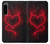 W3682 Devil Heart Hülle Schutzhülle Taschen und Leder Flip für Sony Xperia 5 IV