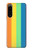 W3699 LGBT Pride Hülle Schutzhülle Taschen und Leder Flip für Sony Xperia 5 IV