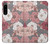 W3716 Rose Floral Pattern Hülle Schutzhülle Taschen und Leder Flip für Sony Xperia 5 IV