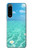 W3720 Summer Ocean Beach Hülle Schutzhülle Taschen und Leder Flip für Sony Xperia 5 IV