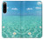 W3720 Summer Ocean Beach Hülle Schutzhülle Taschen und Leder Flip für Sony Xperia 5 IV