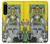 W3739 Tarot Card The Chariot Hülle Schutzhülle Taschen und Leder Flip für Sony Xperia 5 IV