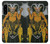 W3740 Tarot Card The Devil Hülle Schutzhülle Taschen und Leder Flip für Sony Xperia 5 IV
