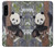 W3793 Cute Baby Panda Snow Painting Hülle Schutzhülle Taschen und Leder Flip für Sony Xperia 5 IV