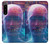 W3800 Digital Human Face Hülle Schutzhülle Taschen und Leder Flip für Sony Xperia 5 IV