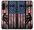 W3803 Electrician Lineman American Flag Hülle Schutzhülle Taschen und Leder Flip für Sony Xperia 5 IV