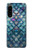 W3809 Mermaid Fish Scale Hülle Schutzhülle Taschen und Leder Flip für Sony Xperia 5 IV