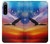 W3841 Bald Eagle Flying Colorful Sky Hülle Schutzhülle Taschen und Leder Flip für Sony Xperia 5 IV