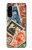 W3900 Stamps Hülle Schutzhülle Taschen und Leder Flip für Sony Xperia 5 IV