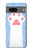 W3618 Cat Paw Hülle Schutzhülle Taschen und Leder Flip für Google Pixel 7