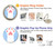 W3618 Cat Paw Hülle Schutzhülle Taschen und Leder Flip für Google Pixel 7