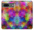 W3677 Colorful Brick Mosaics Hülle Schutzhülle Taschen und Leder Flip für Google Pixel 7