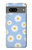 W3681 Daisy Flowers Pattern Hülle Schutzhülle Taschen und Leder Flip für Google Pixel 7
