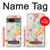 W3705 Pastel Floral Flower Hülle Schutzhülle Taschen und Leder Flip für Google Pixel 7