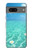 W3720 Summer Ocean Beach Hülle Schutzhülle Taschen und Leder Flip für Google Pixel 7