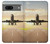 W3837 Airplane Take off Sunrise Hülle Schutzhülle Taschen und Leder Flip für Google Pixel 7