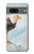 W3843 Bald Eagle On Ice Hülle Schutzhülle Taschen und Leder Flip für Google Pixel 7