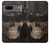 W3852 Steampunk Skull Hülle Schutzhülle Taschen und Leder Flip für Google Pixel 7