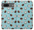 W3860 Coconut Dot Pattern Hülle Schutzhülle Taschen und Leder Flip für Google Pixel 7
