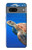 W3898 Sea Turtle Hülle Schutzhülle Taschen und Leder Flip für Google Pixel 7