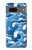 W3901 Aesthetic Storm Ocean Waves Hülle Schutzhülle Taschen und Leder Flip für Google Pixel 7