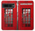 W0058 British Red Telephone Box Hülle Schutzhülle Taschen und Leder Flip für Google Pixel 7 Pro