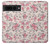 W3095 Vintage Rose Pattern Hülle Schutzhülle Taschen und Leder Flip für Google Pixel 7 Pro