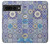 W3537 Moroccan Mosaic Pattern Hülle Schutzhülle Taschen und Leder Flip für Google Pixel 7 Pro